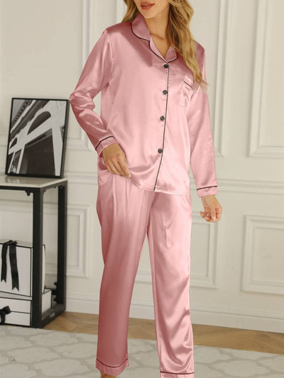 Lilli | Stilfuld Satin Pyjamasæt