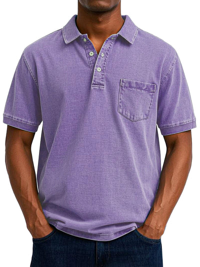Maxime | Afslappet poloshirt i denim