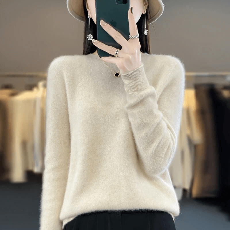 Gudrun™ | Blød Strikket Pullover Sweater