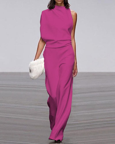 Silke | Premium One-Shoulder Buksedragt
