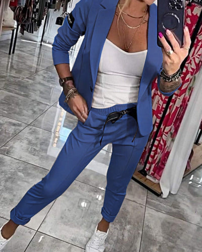 Malou | Stilfuldt Blazer & Jogger Sæt
