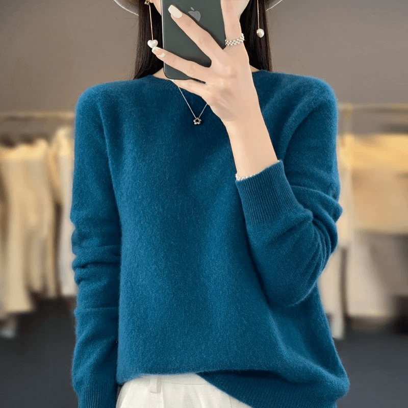 Gudrun™ | Blød Strikket Pullover Sweater