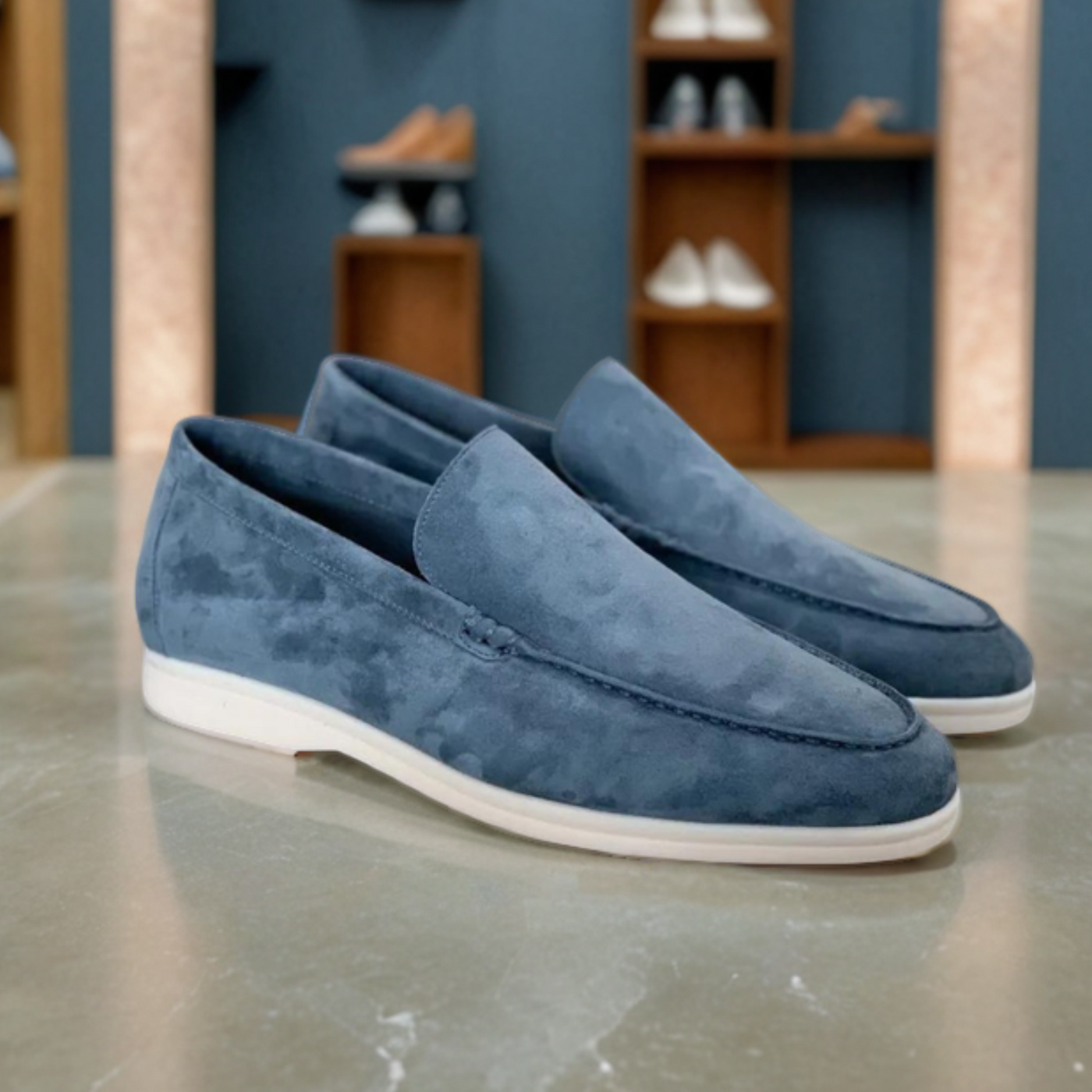 Elvy | Stilfulde Suede Loafers