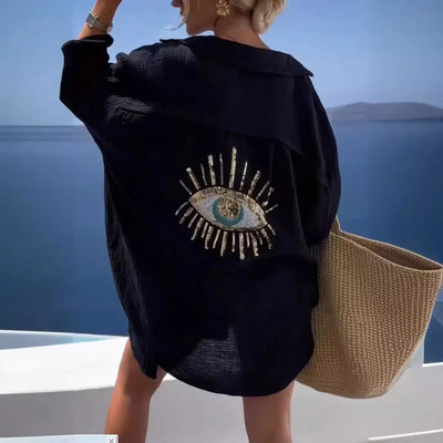 Helga | Stilfuld Oversized Skjorte