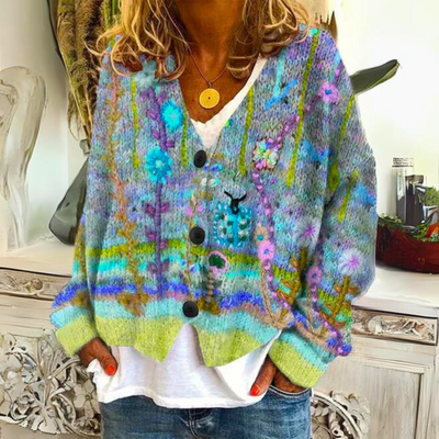 Trine | Premium Broderet Cardigan
