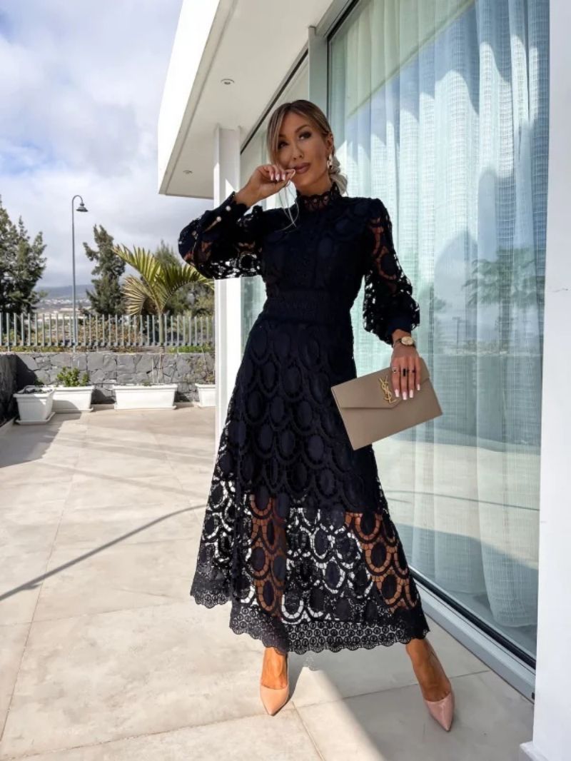 Juna | Elegant Blonde Maxi Kjole
