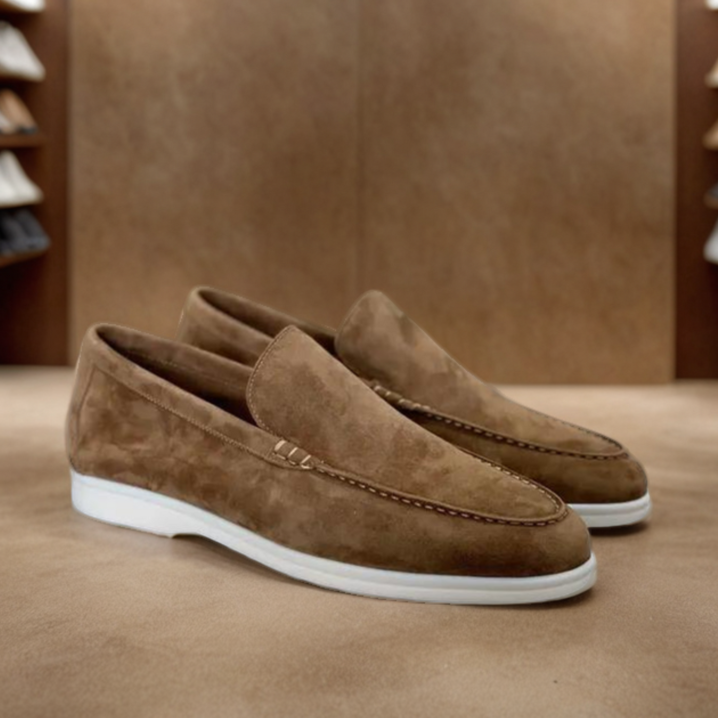 Elvy | Stilfulde Suede Loafers