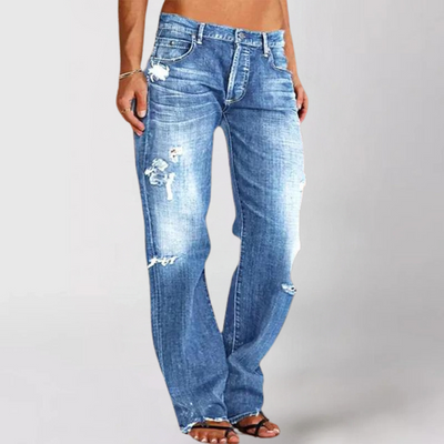 Mathilde | Slidte Wide-Leg Denim Jeans