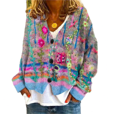 Trine | Premium Broderet Cardigan