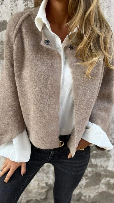 Celeste | Stilfuld Casual Chic Fleecefrakke