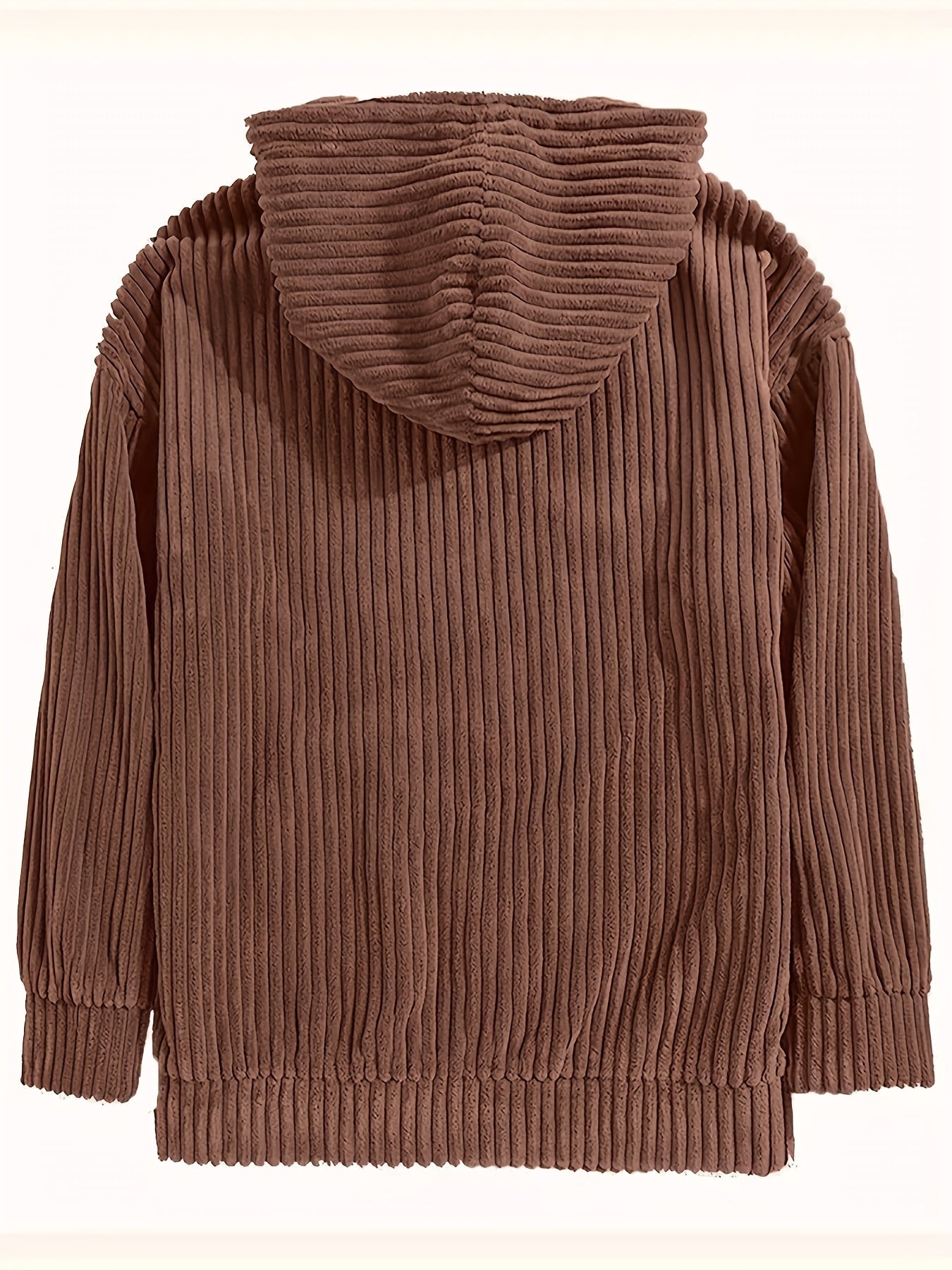 Sigrun | Ribbet Hættetrøje Pullover