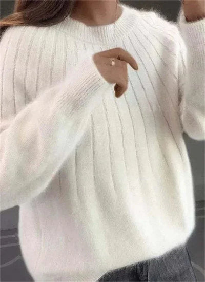 Karina™ | Hyggelig Ribstrikket Sweater