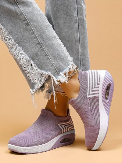 Gitte | Stilfulde Slip-On Strikkede Sneakers