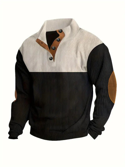 Vincent | Stilfuld Sweater med Farveblokke