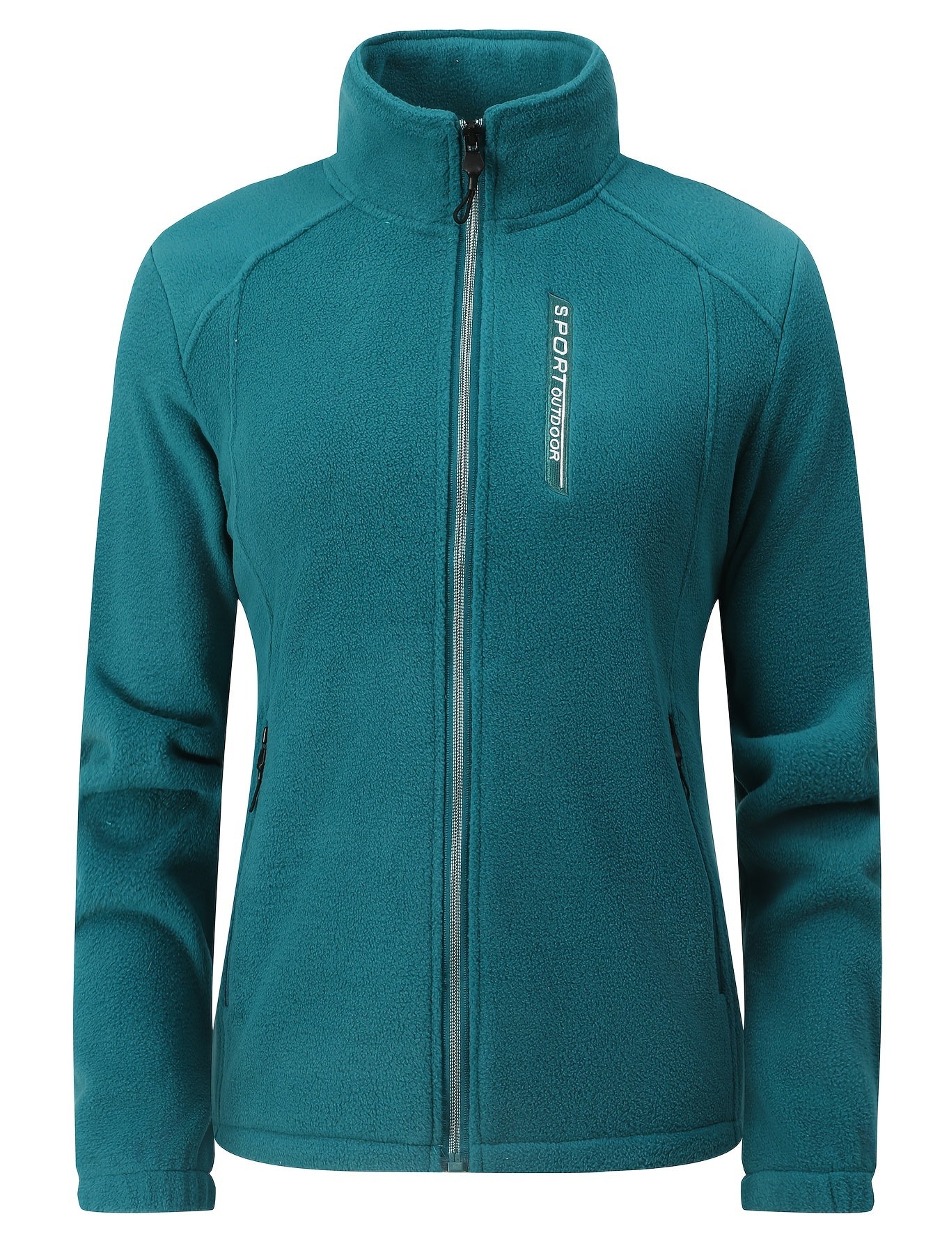 Chloé™ – Ensfarvet Varmt Fleecevest