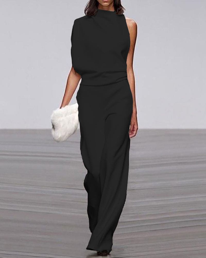 Silke | Premium One-Shoulder Buksedragt