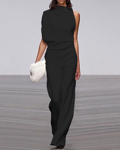 Silke | Premium One-Shoulder Buksedragt