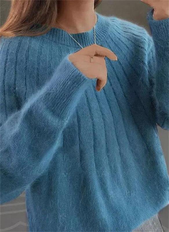 Karina™ | Hyggelig Ribstrikket Sweater