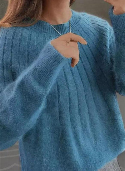 Karina™ | Hyggelig Ribstrikket Sweater