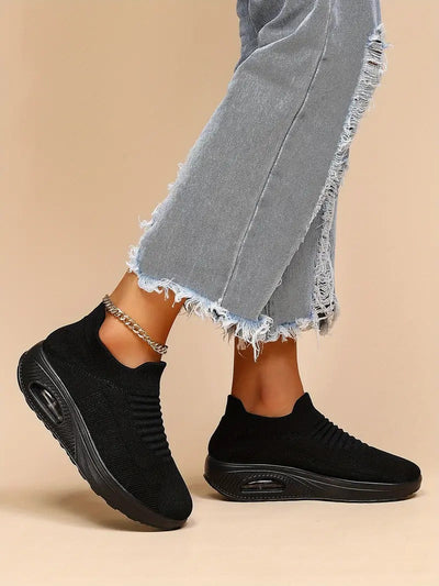 Gitte | Stilfulde Slip-On Strikkede Sneakers