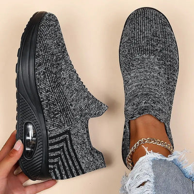 Gitte | Stilfulde Slip-On Strikkede Sneakers
