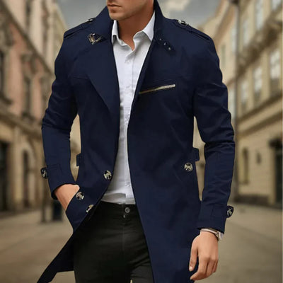 William | Stilfuld Dobbelt Radet Trenchcoat