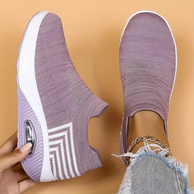 Gitte | Stilfulde Slip-On Strikkede Sneakers