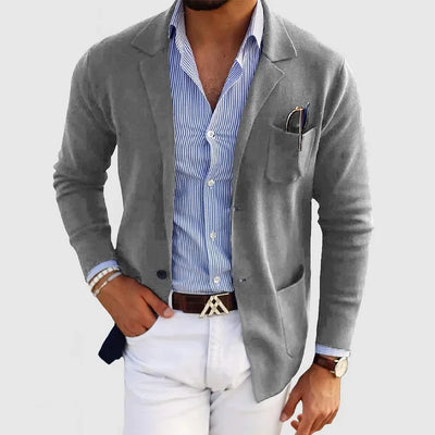 Christian™ | Stribet Skjorte-Blazer Kombi
