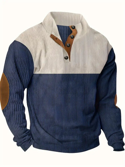 Vincent | Stilfuld Sweater med Farveblokke
