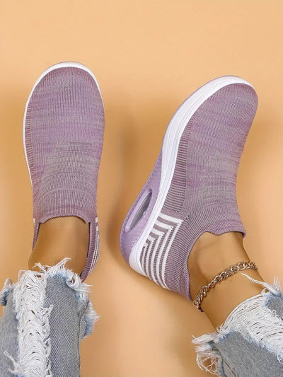 Gitte | Stilfulde Slip-On Strikkede Sneakers