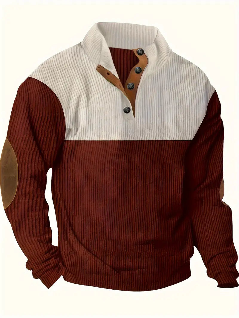 Vincent | Stilfuld Sweater med Farveblokke