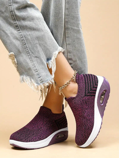 Gitte | Stilfulde Slip-On Strikkede Sneakers