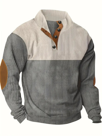 Vincent | Stilfuld Sweater med Farveblokke