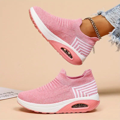 Gitte | Stilfulde Slip-On Strikkede Sneakers