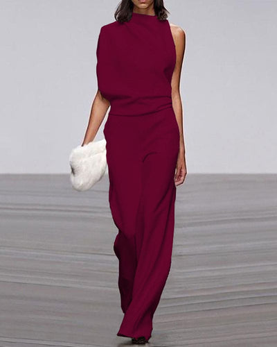 Silke | Premium One-Shoulder Buksedragt