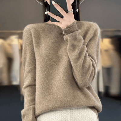 Gudrun™ | Blød Strikket Pullover Sweater