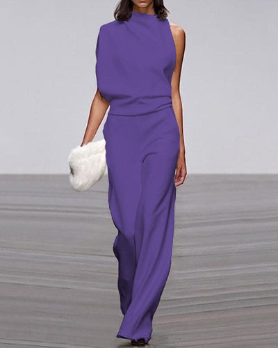 Silke | Premium One-Shoulder Buksedragt