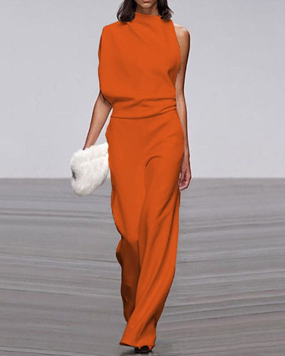 Silke | Premium One-Shoulder Buksedragt