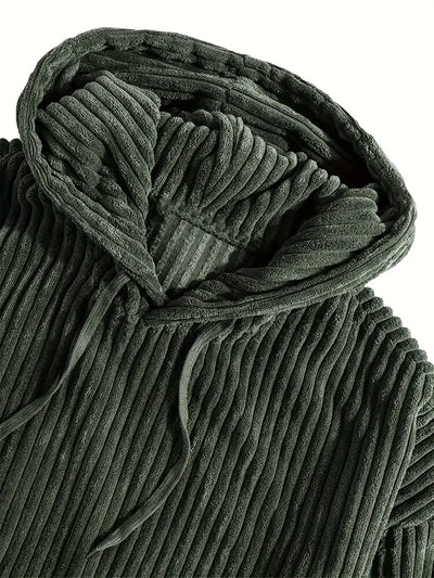 Sigrun | Ribbet Hættetrøje Pullover