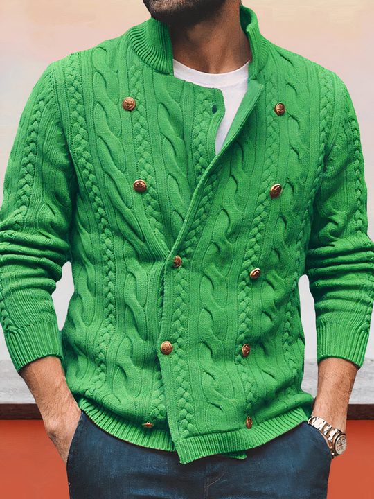 Henrik | Kabelstrikket Dobbeltsidet Cardigan