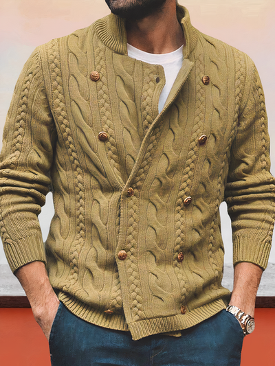 Henrik | Kabelstrikket Dobbeltsidet Cardigan