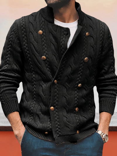 Henrik | Kabelstrikket Dobbeltsidet Cardigan