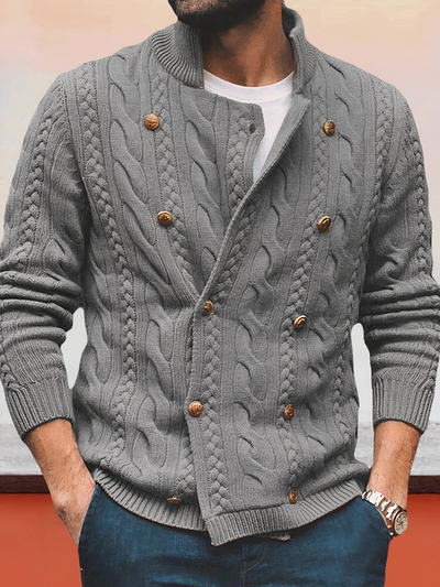 Henrik | Kabelstrikket Dobbeltsidet Cardigan