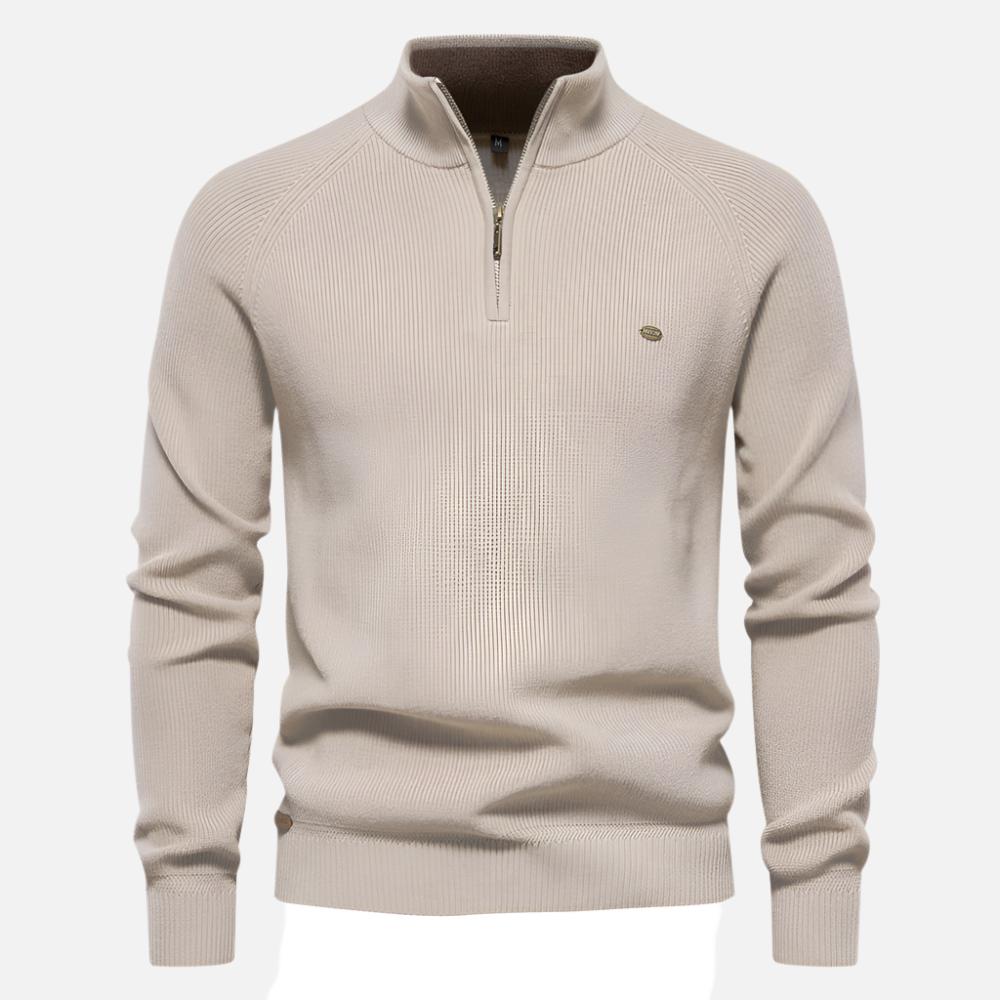 Harry | Stilfuld Zip-Up Sweater