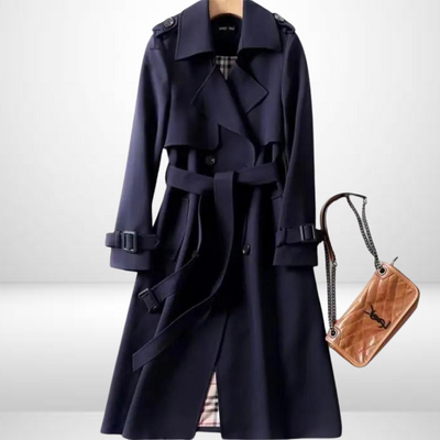 Katja | Stilfuld Dobbelt Radet Trenchcoat