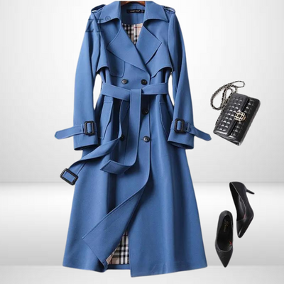 Katja | Stilfuld Dobbelt Radet Trenchcoat