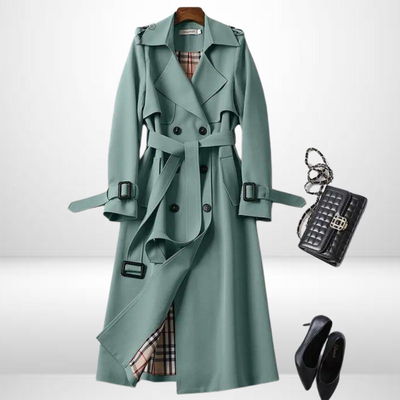 Katja | Stilfuld Dobbelt Radet Trenchcoat