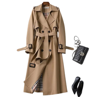 Katja | Stilfuld Dobbelt Radet Trenchcoat