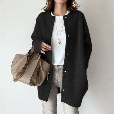 Julia™ | Blød Knaplukket Cardigan