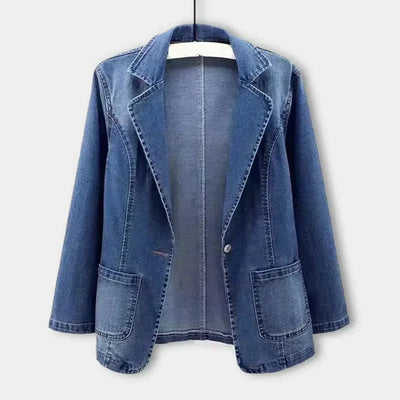 Bente | Stilfuld Denimblazer til Kvinder